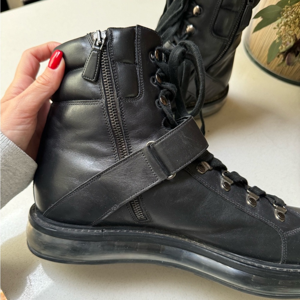 Prada Leather Lace up boots - Picture 10 of 10